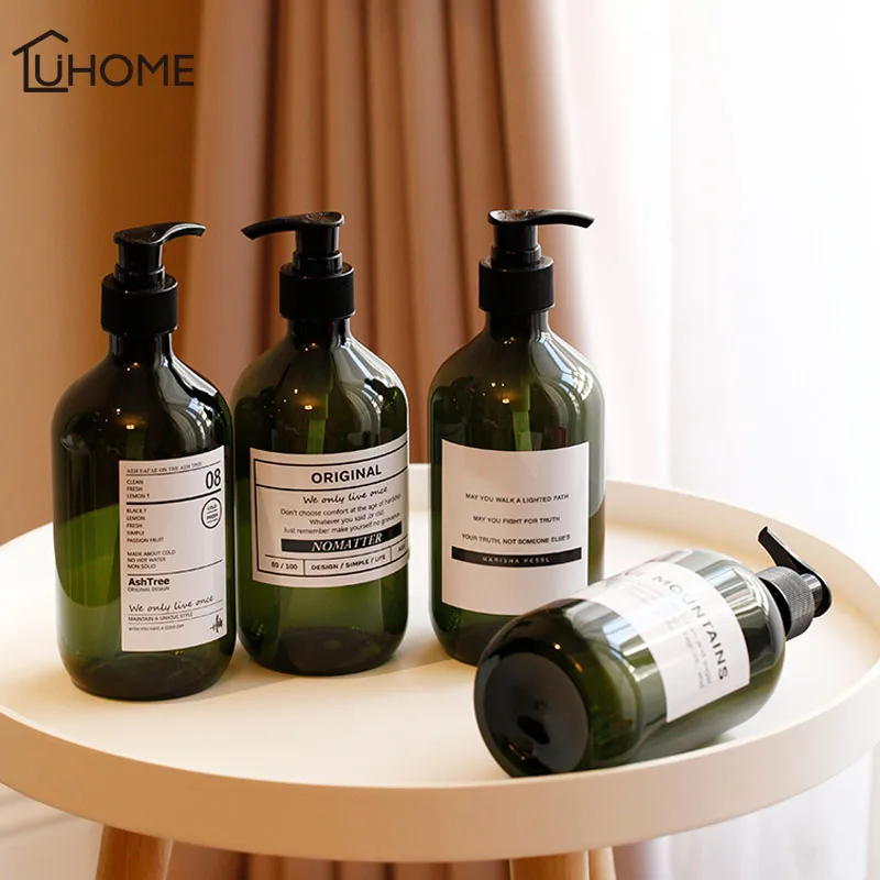 500 мл Открытый Дорожный насос диспенсер для мыла Ванная раковина гель душа