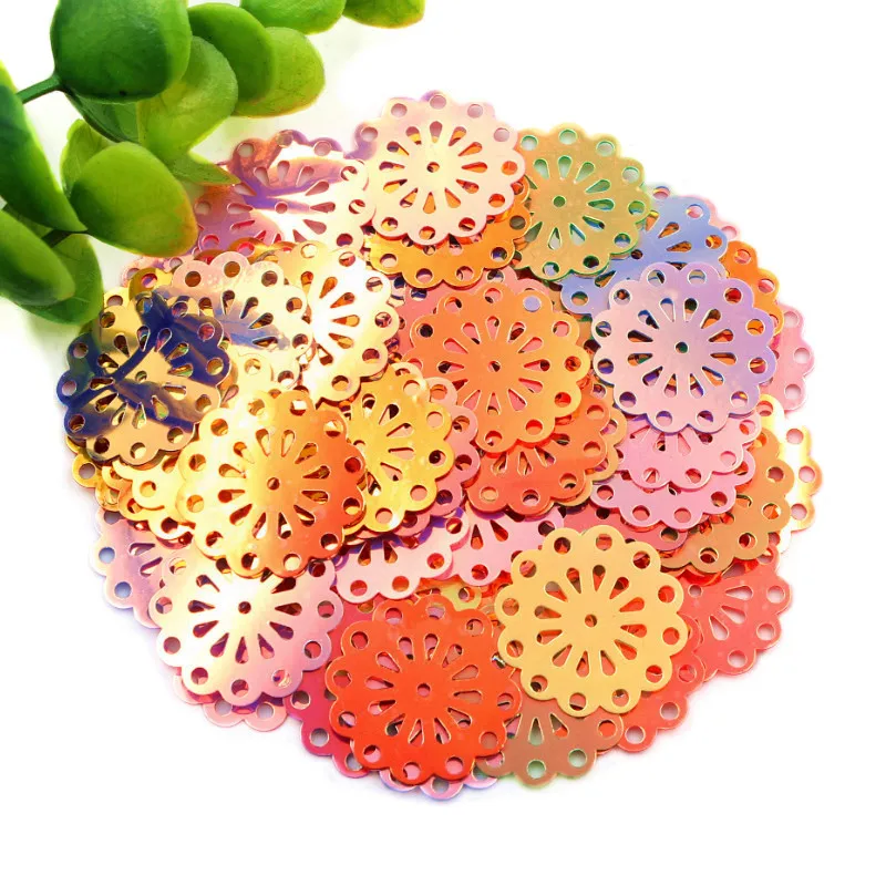 

400Pcs Colourful Round Sequins For Clothing Accssory DIY Garment Art Decoration Jewelry Making Children's Handmade Materials