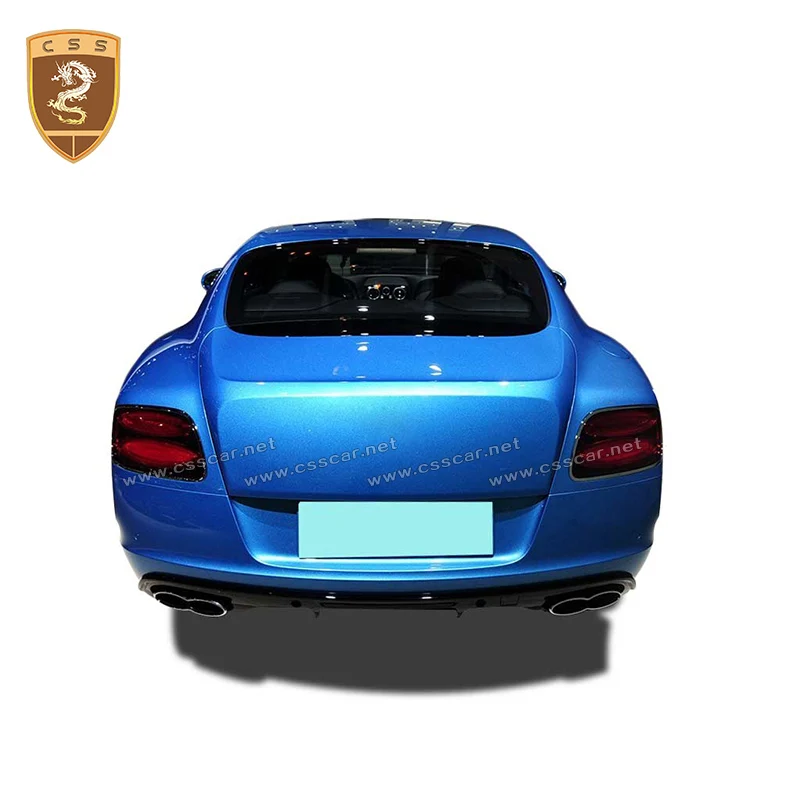 

12-15 Fit For Bentley Continental GT modified V8s Carbon Fiber Rear lip chin