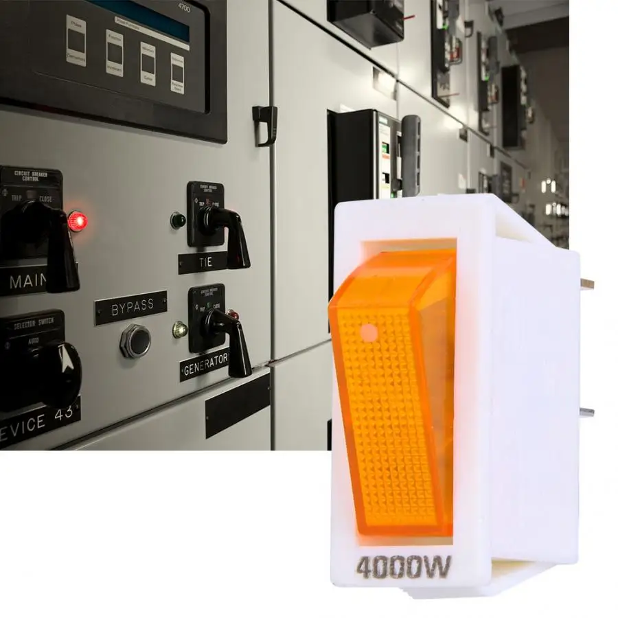 10 шт. 2-позиционный переключатель вкл./выкл. SPST 3-контактный с светильник кой