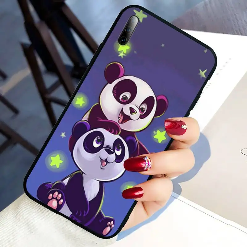 

Super Simple And Cute Panda Phone Case For Huawei Mate 9 10 20x 30 40 Lite Pro TPU Cover