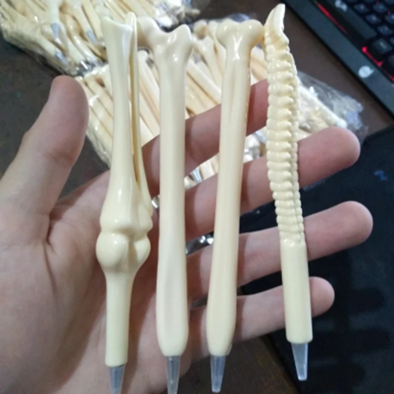 100 шт. ручка-кость шариковые ручки игрушка монстр Шариковая ручка Канцтовары