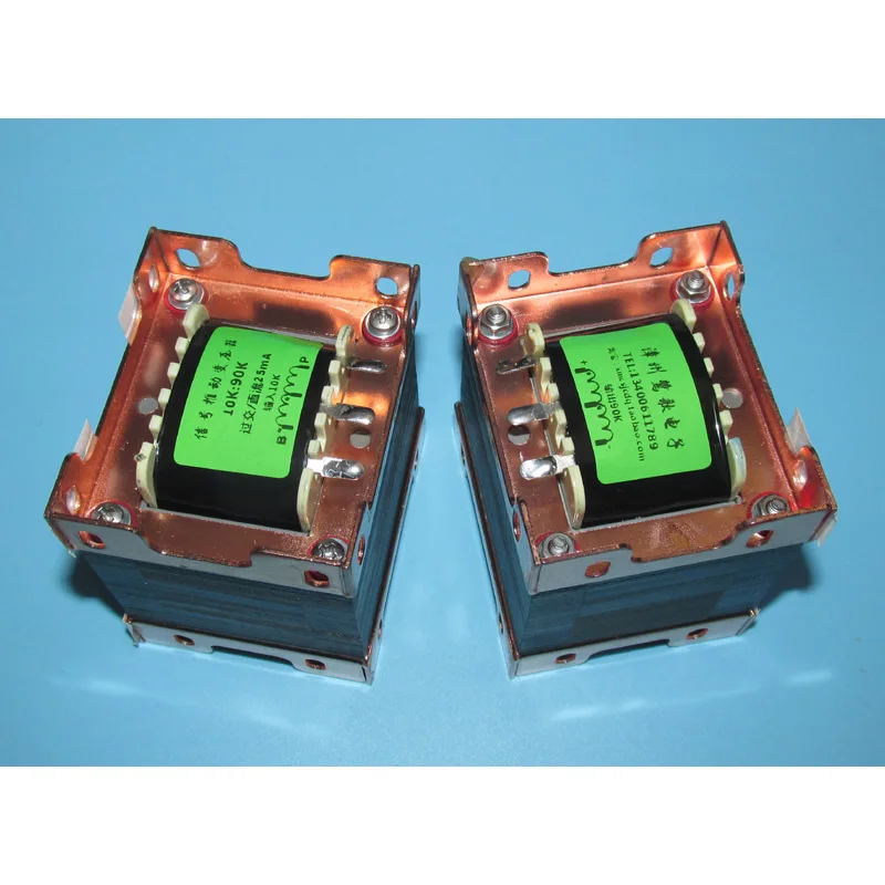 

Полностью сбалансированный широкополосный трансформатор 10K: 90K, многоцелевой сигнальный трансформатор, первичный и вторичный может передавать сигналы постоянного и переменного тока 30 мА