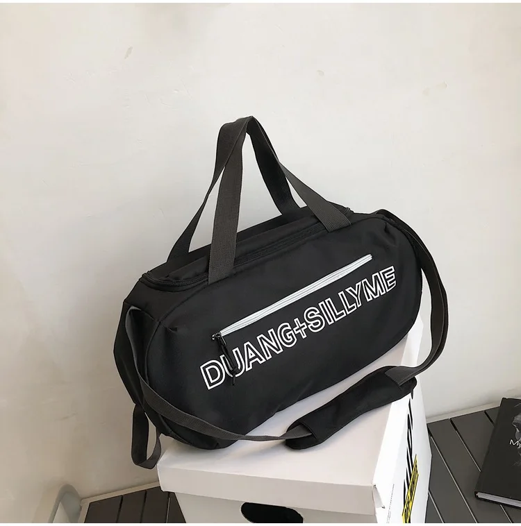 

Japan Style Printed Letters Travel Duffle Big Bag Women Nylon Packing Cubes Luggage Bag Carry On Trip Weekend Bags