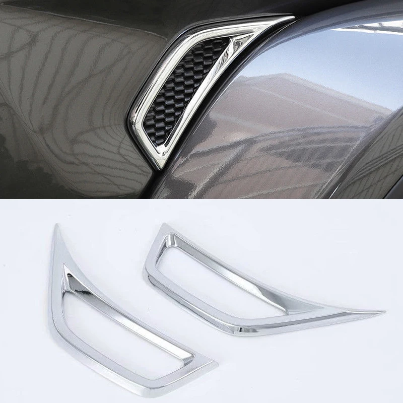 Новая хромированная Боковая дверь крыло вентиляционного отверстия обшивка 2 шт.