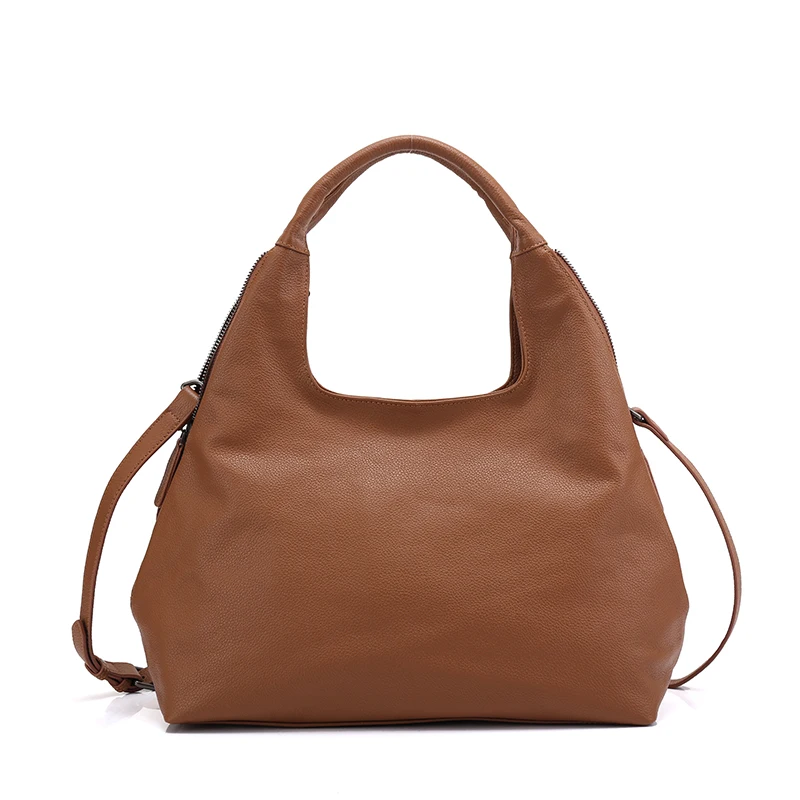 

Дизайнерские Роскошные сумочки для женщин, повседневная простая женская сумка-тоут из натуральной кожи, вместительный Дамский кошелек чер...