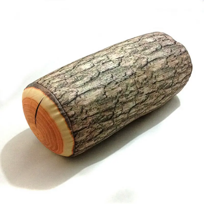 Новая креативная наполненная частицами имитация ствола подушка для корня