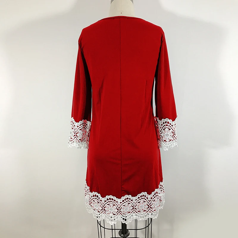 Женское платье карандаш до колена с кружевом|Женские платья| |