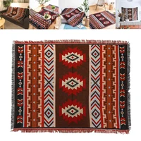 aztec navajo blanket indian mandala wall hanging table floor mat picnic sofa blanket bohemian beach towel mat washable 130x160cm