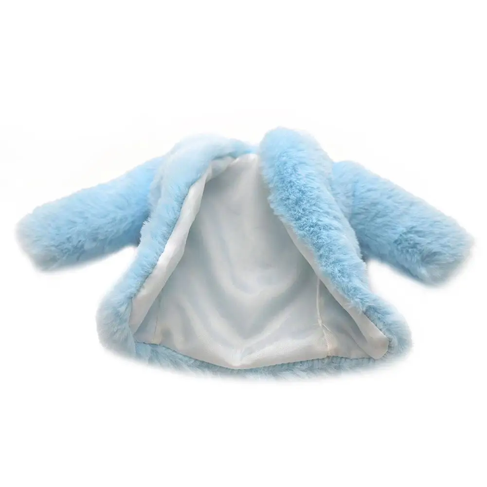 

1pcs New 20cm Doll Clothes 3 Styles Plush Coat Jacket Handmade Doll Girls Gift Kids Dresses Toys Accessories Fashion Toys V3I7