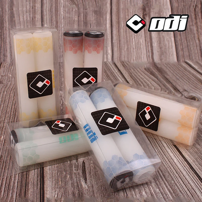 

2pcs Silicone Bicycle Grip Waterproof Transparent Non-slip Mountain Bike Grips for 128mm Folding Balance Bike Accessories