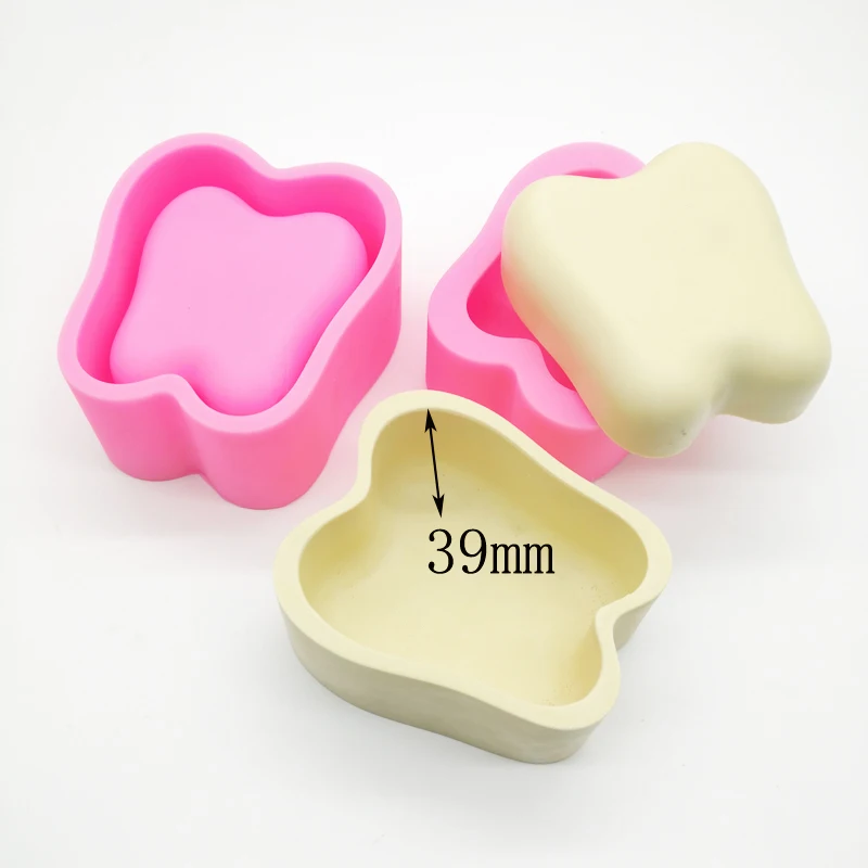 Новая коробка для хранения формы зуба силиконовая форма сделай сам мусса