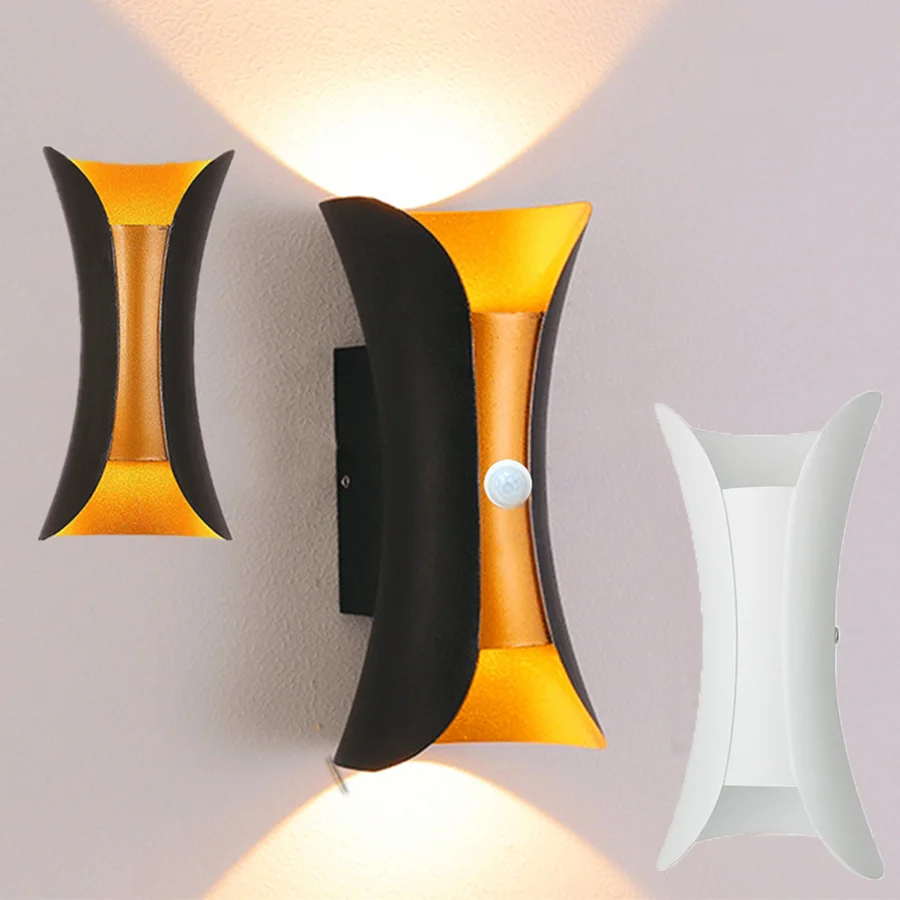 

PIR Motion Sensor 10W 20W LED Wall Lamp Outdoor Garden Porch Light Waterproof Corridor Wall Light Balcony Front Door Wall Sconce