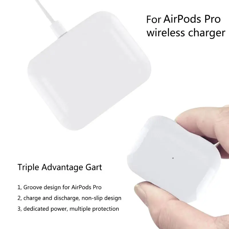 

Smart Wireless Charger Headset Charging Dock Stand for airpods Pro Bluetooth Headphones Mobile Phones E56B