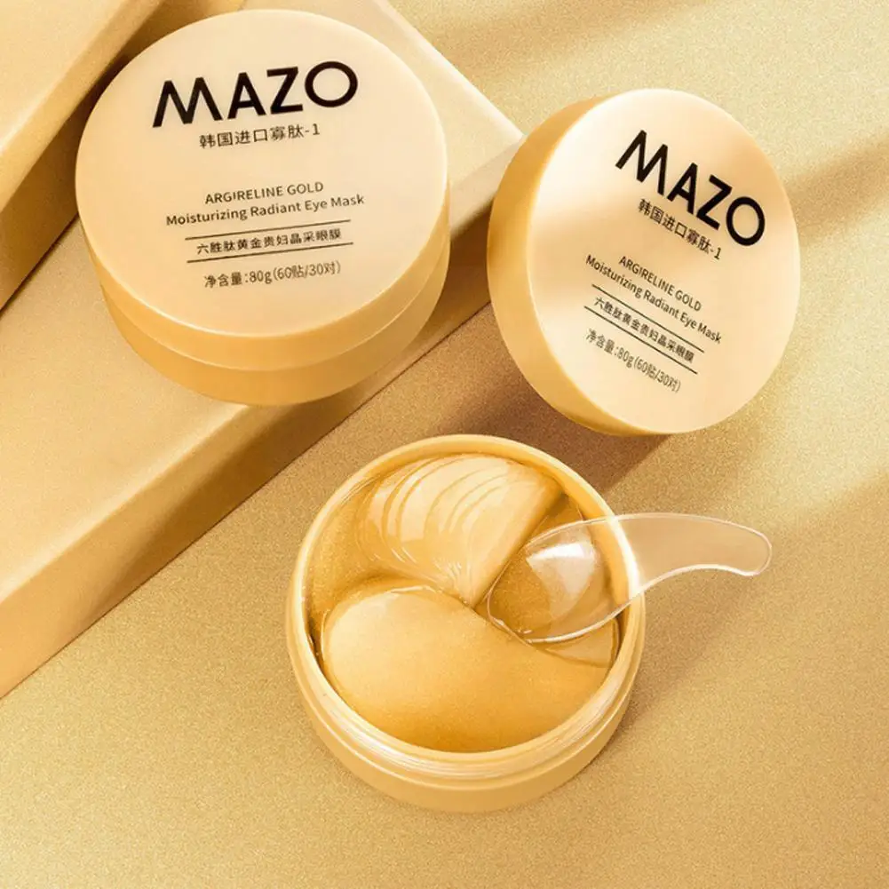 

Eye Anti Wrinkle Eye Patch Gold Eye Bags Moisturizing Collagen Remove Dark Anti-puffiness Circles W4n1