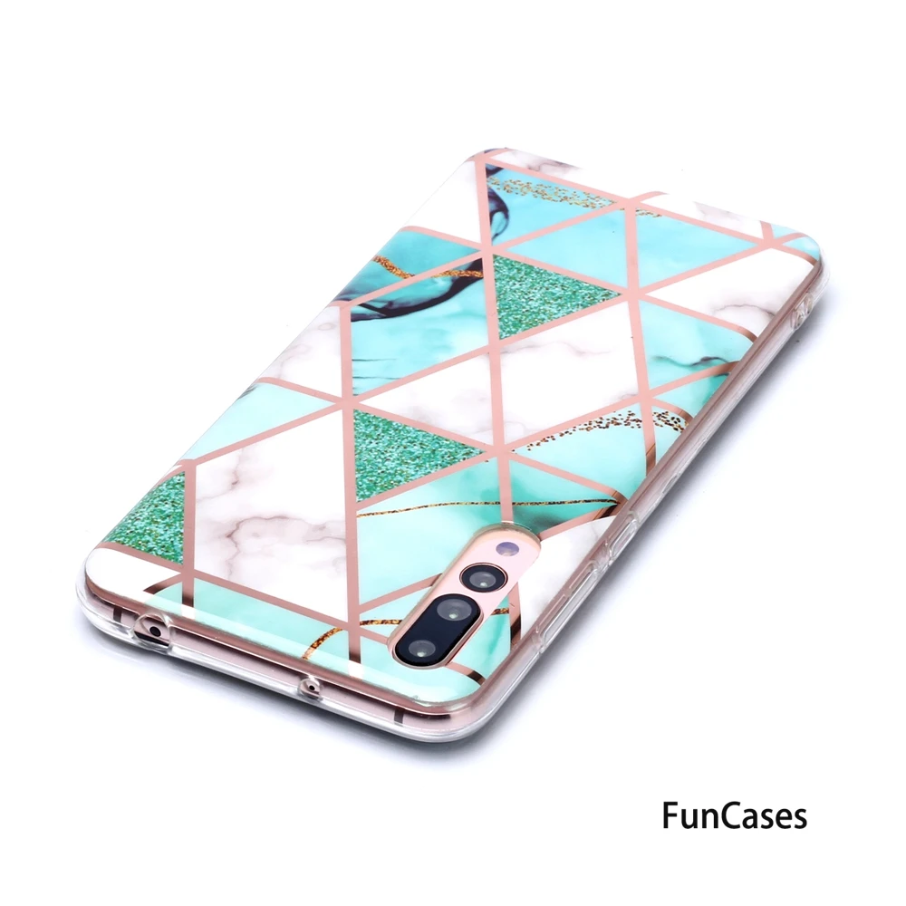 Мягкий силиконовый защитный чехол с леопардовым принтом для смартфонов Huawei P20