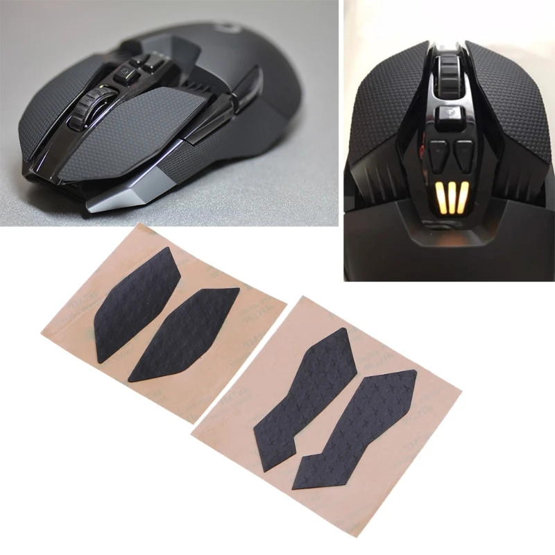 

1 Set Handmade Non Slip Suck Sweat Mouse Skin Skates for logitech G900 G903 Mouse Self Adhesive Design Anti-Slip Grip Tape