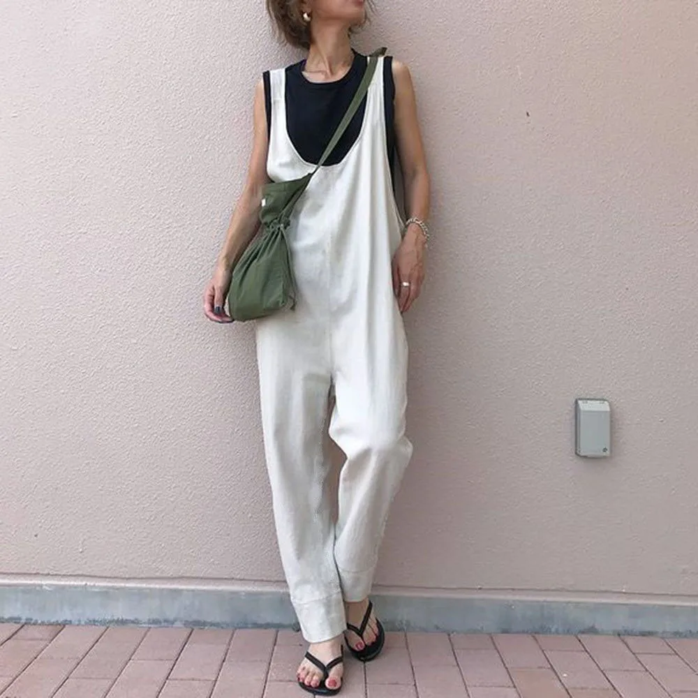 

Women Rompers And Jumpsuites 2021 New Korean Japan Style Casual One Piece Rompers Solid Pullover Women Straight Bodysuits Chic
