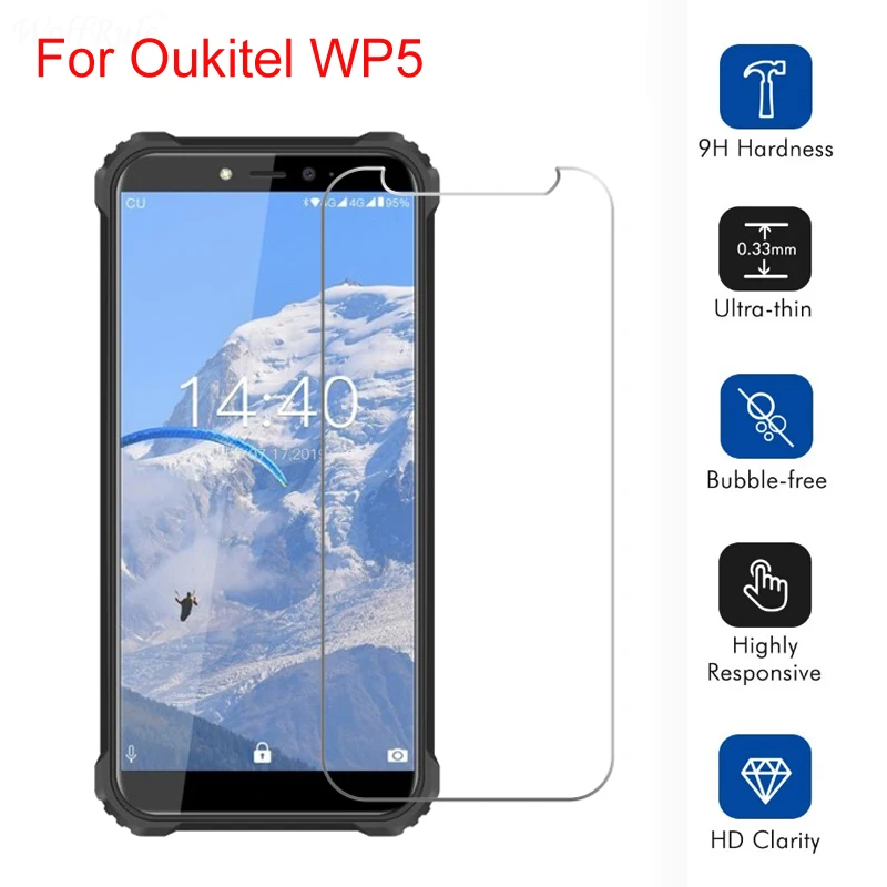 Защитное стекло закаленное 9H 2.5D для Oukitel WP5 Pro|Защитные стёкла и плёнки телефонов| |