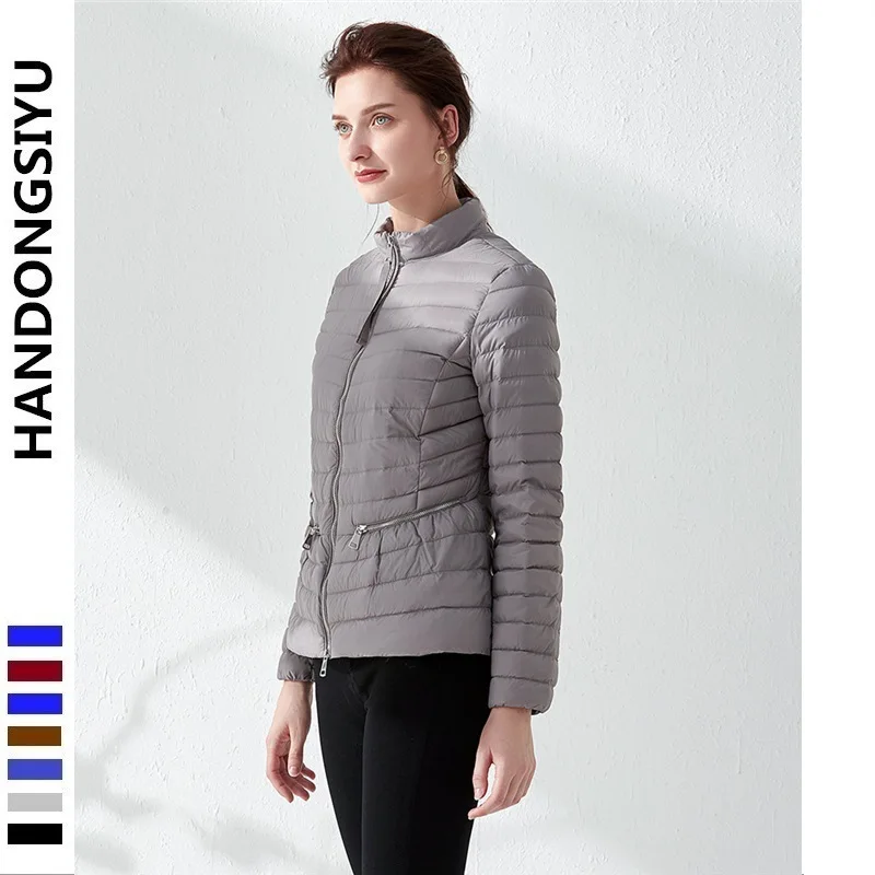 

Новинка 2021, Зимняя женская куртка с капюшоном, модное повседневное облегающее длинное теплое хлопковое пальто, Брендовые женские парки ...