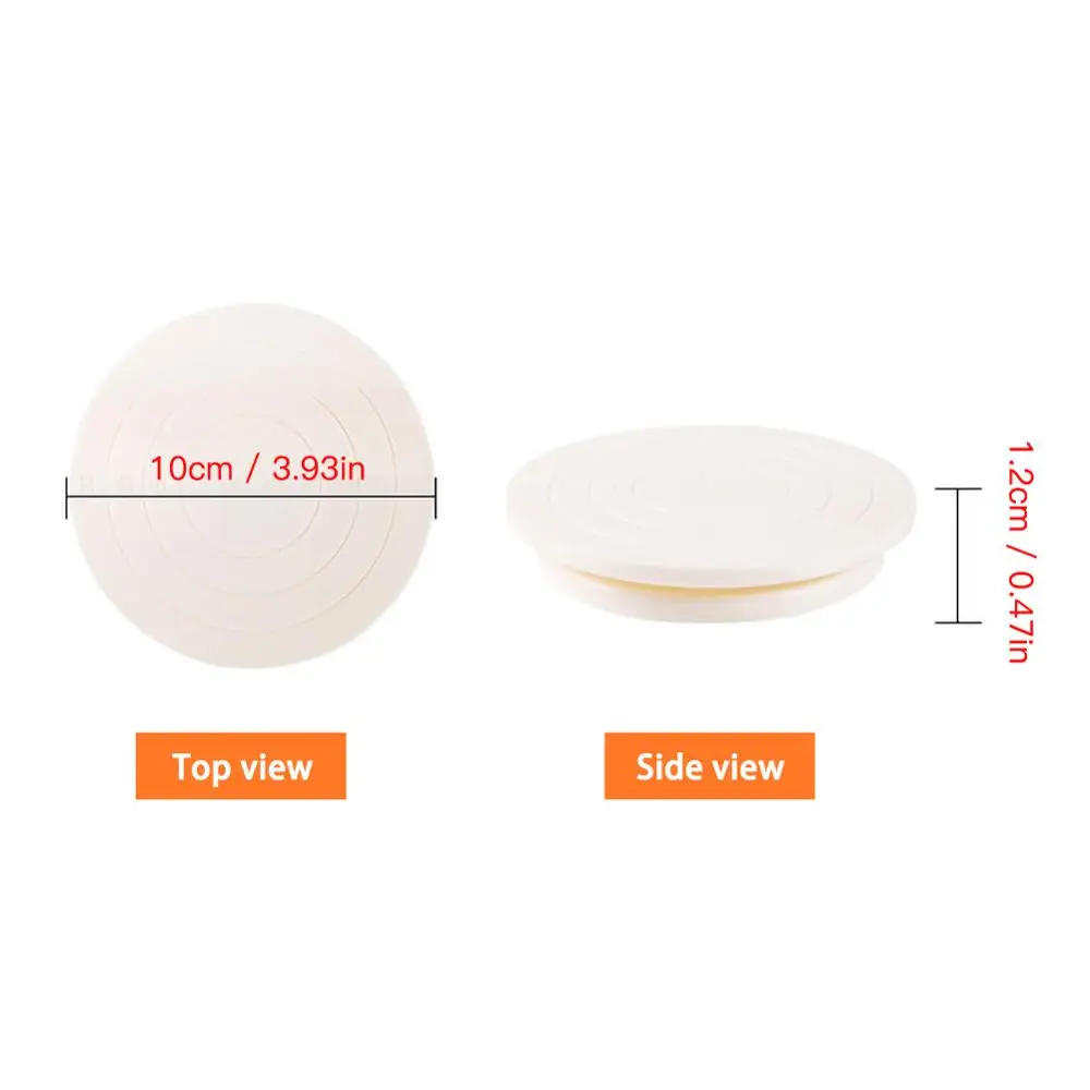 

DIY Cake Rotary Table Mini Plastic Fondant Cake Turntable Revolving Platform Round Cookie Stand Rotating Home Kitchen Dropship