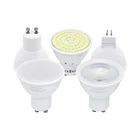 5 шт.лот GU10 Светодиодная лампа направленного света AC 220 В 2 Вт 3 Вт 4 Вт 5 Вт 7 Вт MR16 12 В постоянного тока Светодиодная лампа 2835SMD