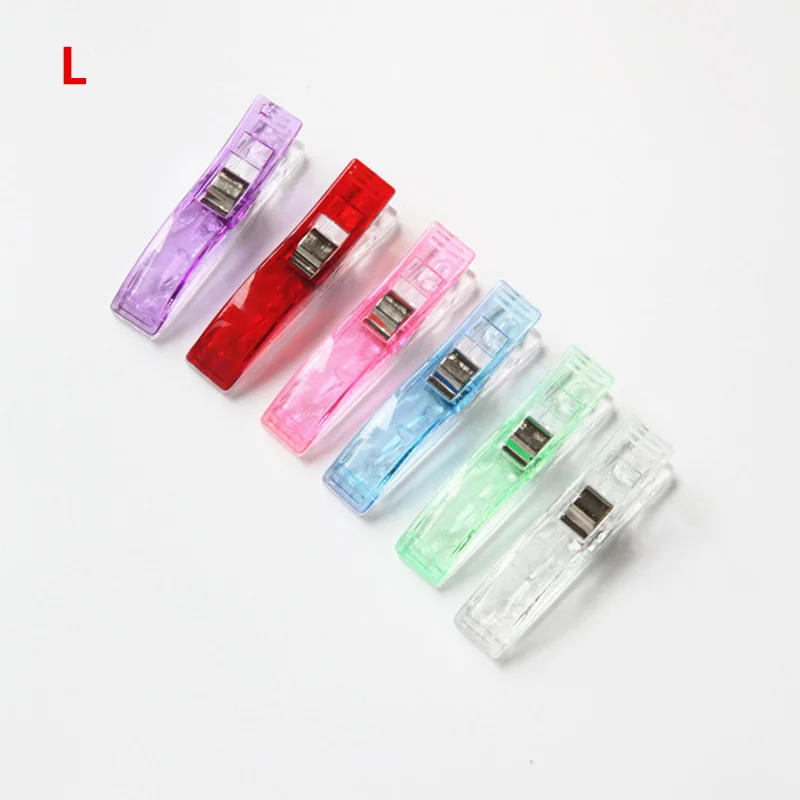 

15pcs - 100pcs practical patchwork Quilt tools diy cloth cotton fabric Organizers Plastic storage clip for sewing accessories