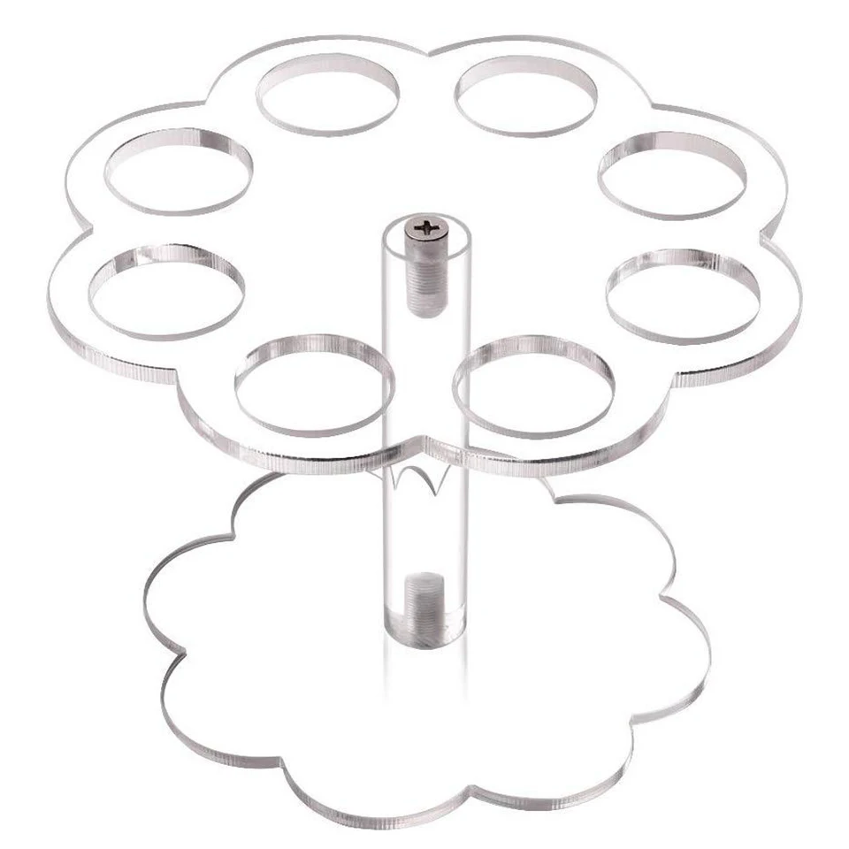 Transhome акриловая подставка для кекса мороженое Дисплей Стенд 4/6/8 отверстий