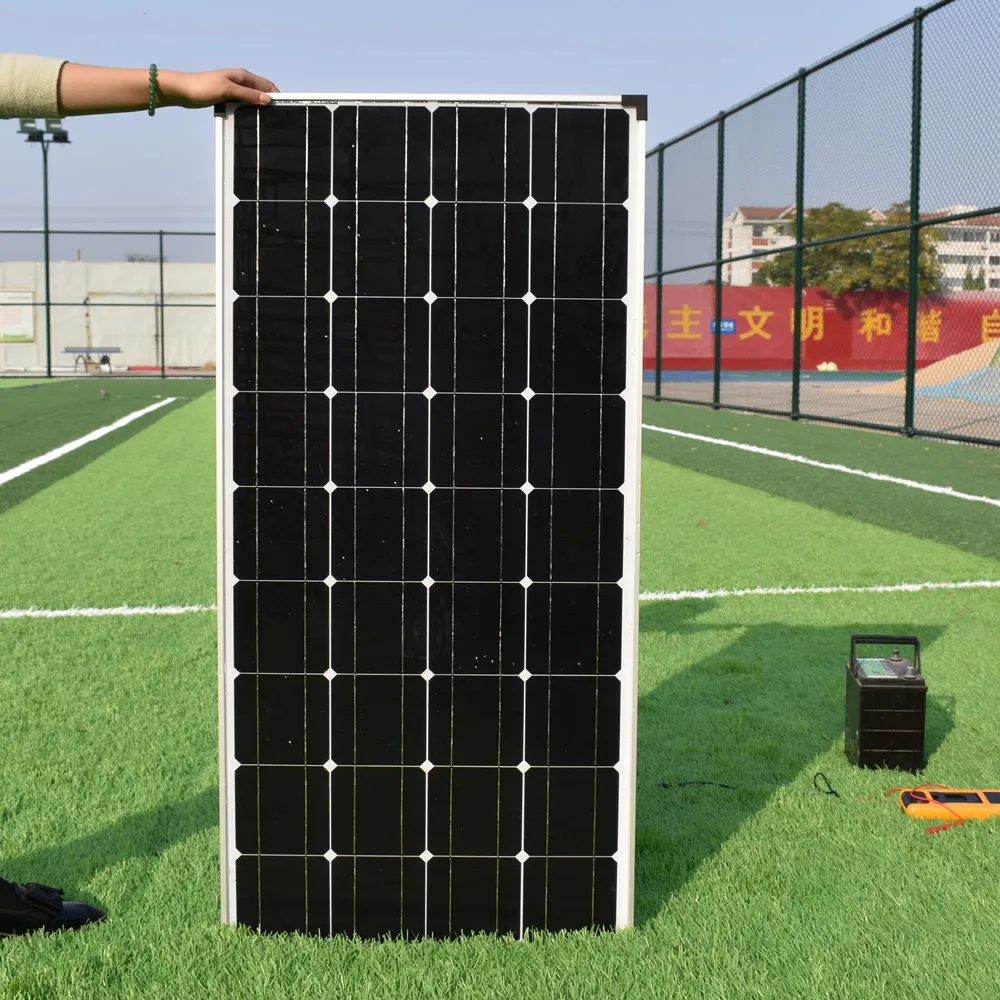 

Стеклянная солнечная панель 100 Вт 200 Вт 300 Вт 400 Вт моно солнечная батарея 12 в 24 в зарядное устройство для RV/лодки/автомобиля/дома крыши водоне...