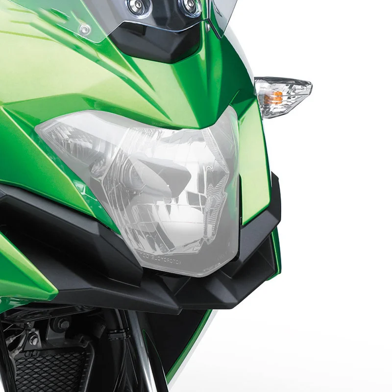 

Motorcycle Headlamp Protection Sheet Lamp Cover Eye for Kawasaki Versys X300 17-19