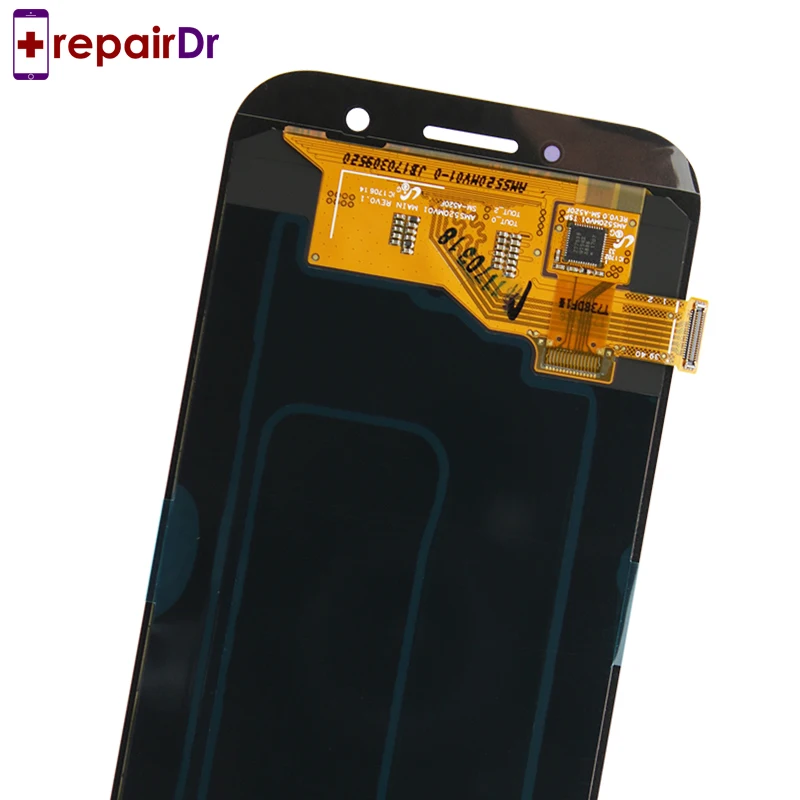 ЖК-дисплей с дигитайзером сенсорного экрана в сборе для Samsung Galaxy A5 2017 A520 и рамка 100%