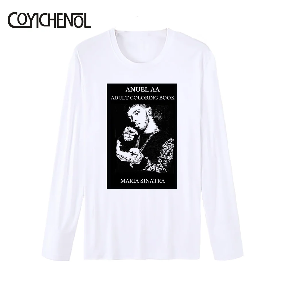 Anuel Aa футболка женская рубашки для мальчиков с длинными рукавами на заказ О