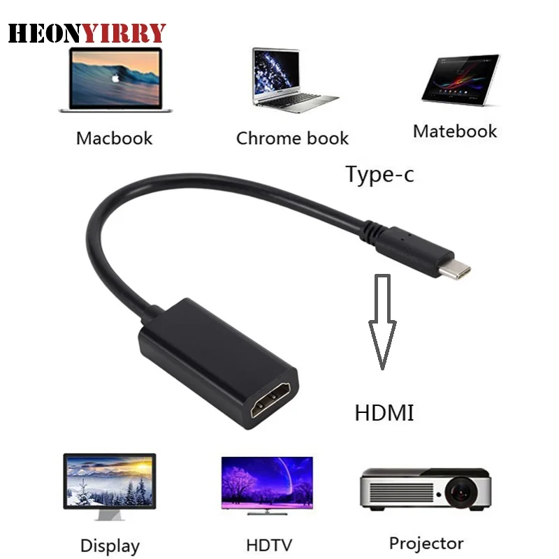 USB C HDMI адаптер кабель Usb 3. 0 Thunderbolt 3 к Iphone c переключателю преобразователь для