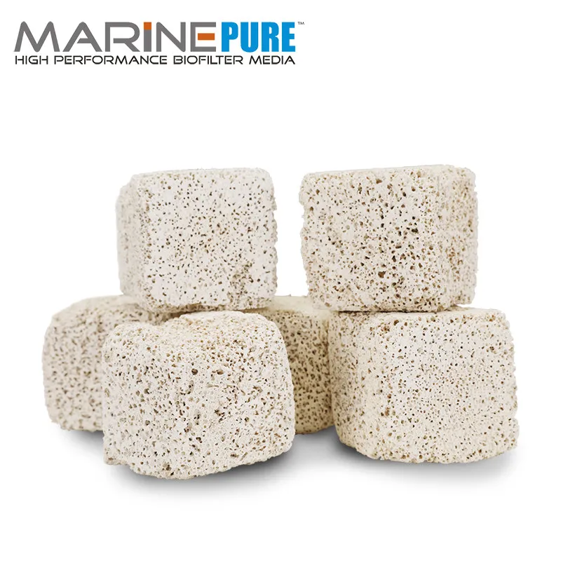 Фильтр для аквариума MarinePure фильтрующий материал MP толстый кирпич удаления NO3 90 г