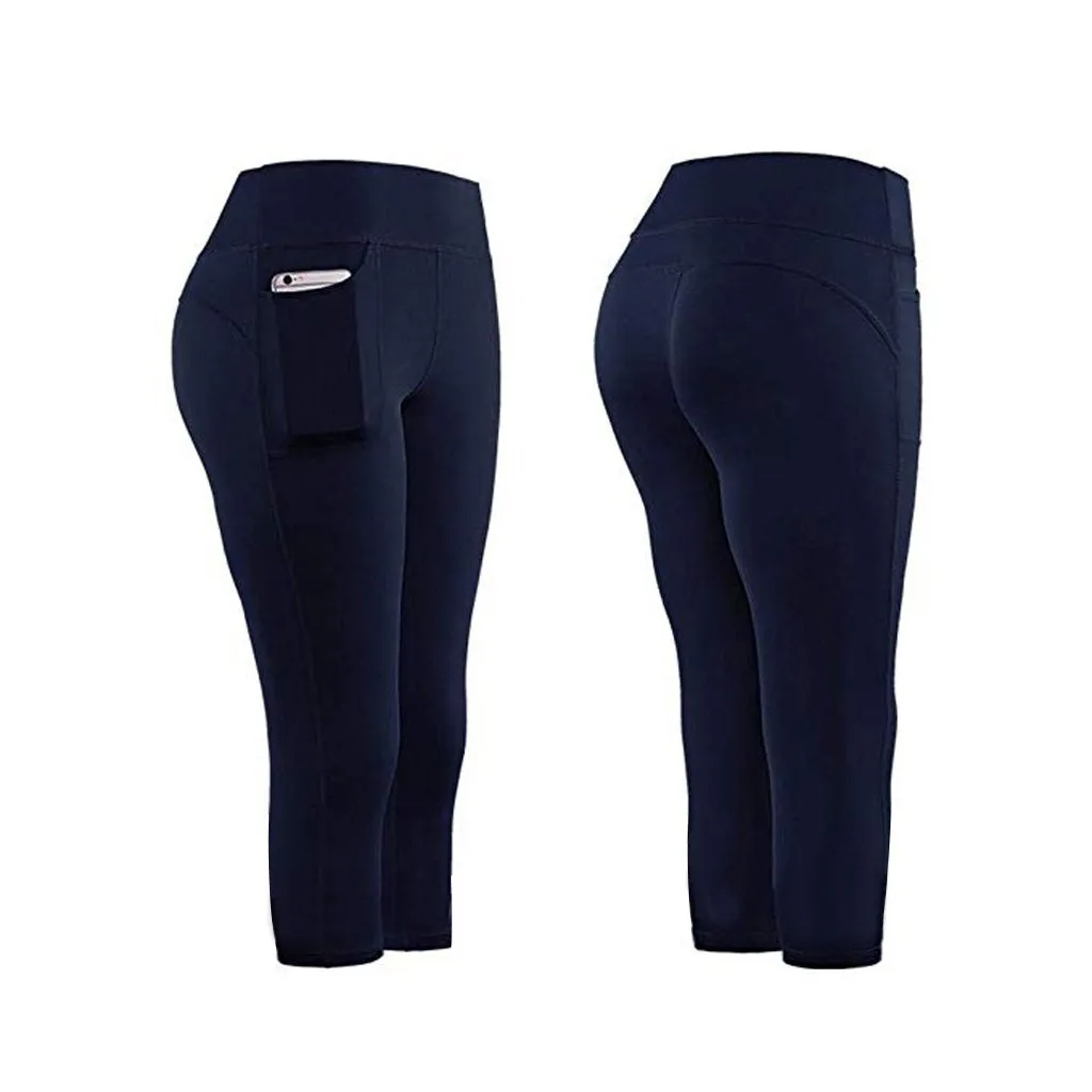 2020 Женские леггинсы для йоги Фитнес Секс Клуб Бесшовные Штаны с карманами Проволочные тренировочные брюки Слим Гимнастическая спортивная одежда.