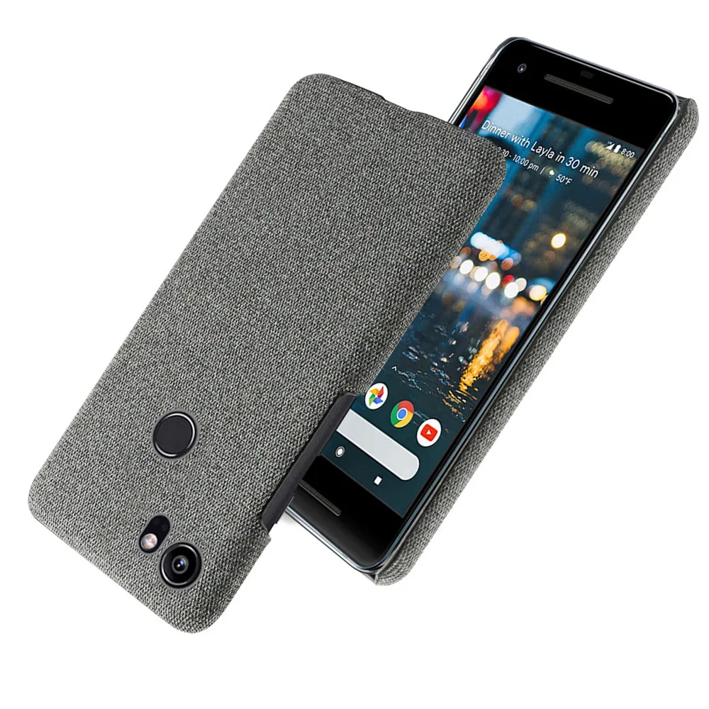 

Cloth Cases for Google Pixel 2XL Case Slim Retro Cloth Hard Phone Cover For Google Pixel 2XL 2 XL Pixel2XL 6.0" Coque Funda Capa