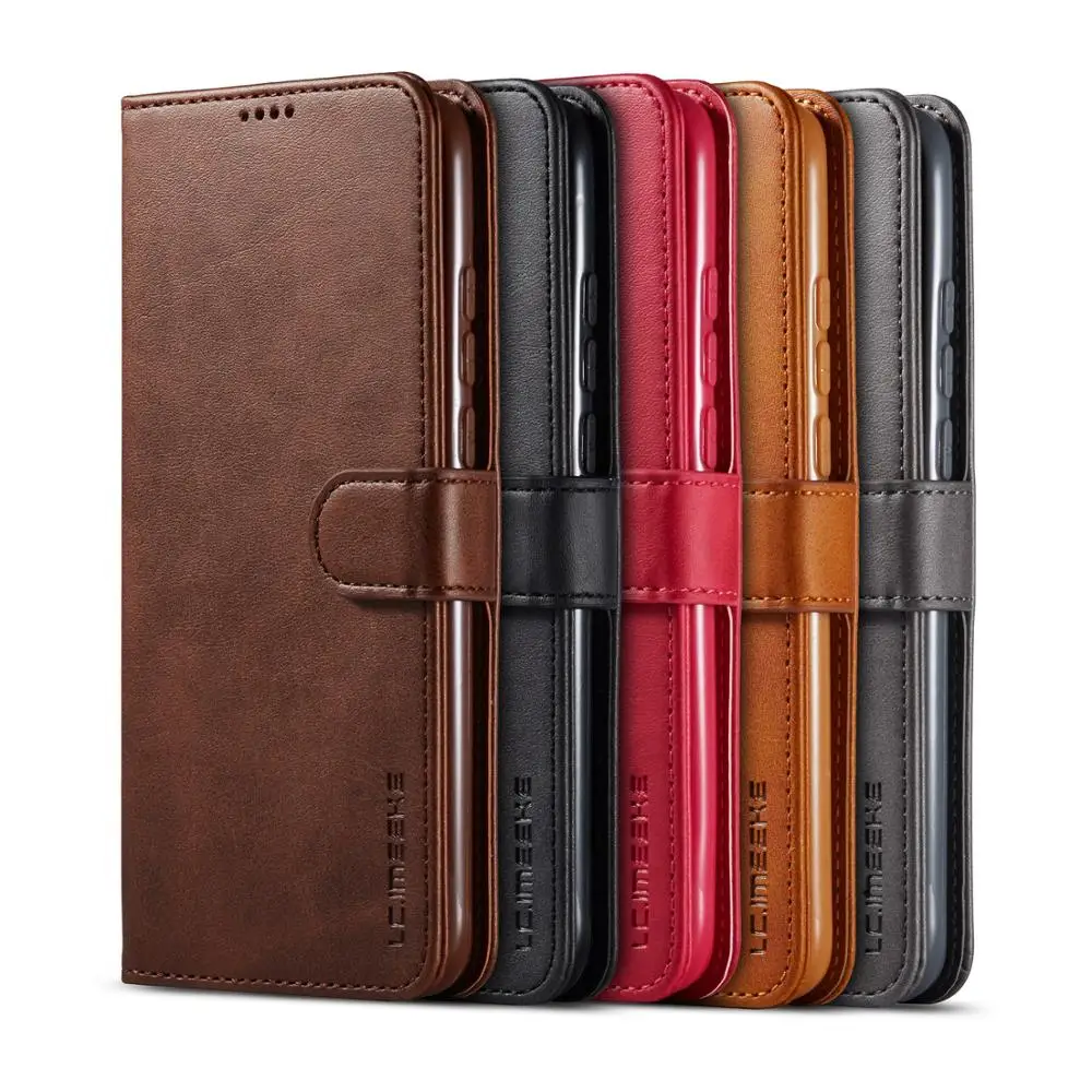 Luxury Leather Phone Cases For Huawei P20Lite Flip Credit Card Holder Skin Huavei P20 Lite Covers Fundas Para Coque Bumper | Мобильные