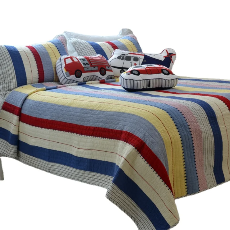 

American Big Brand Three-piece Cotton Set High-quality Three-piece Cotton Bed Linen Comfortable Bedding