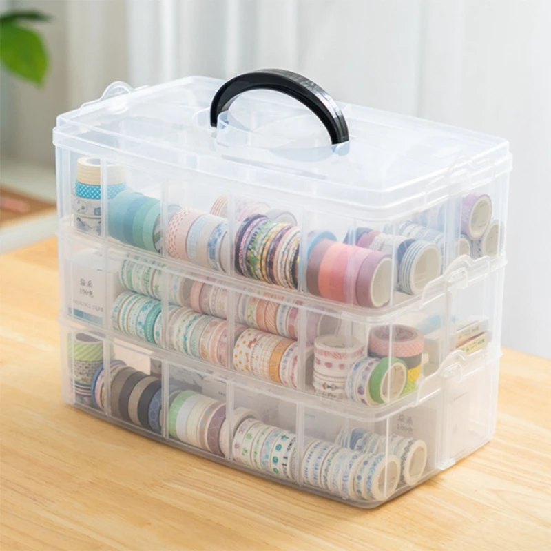 Коробка для хранения детских игрушек пластиковый прозрачный органайзер