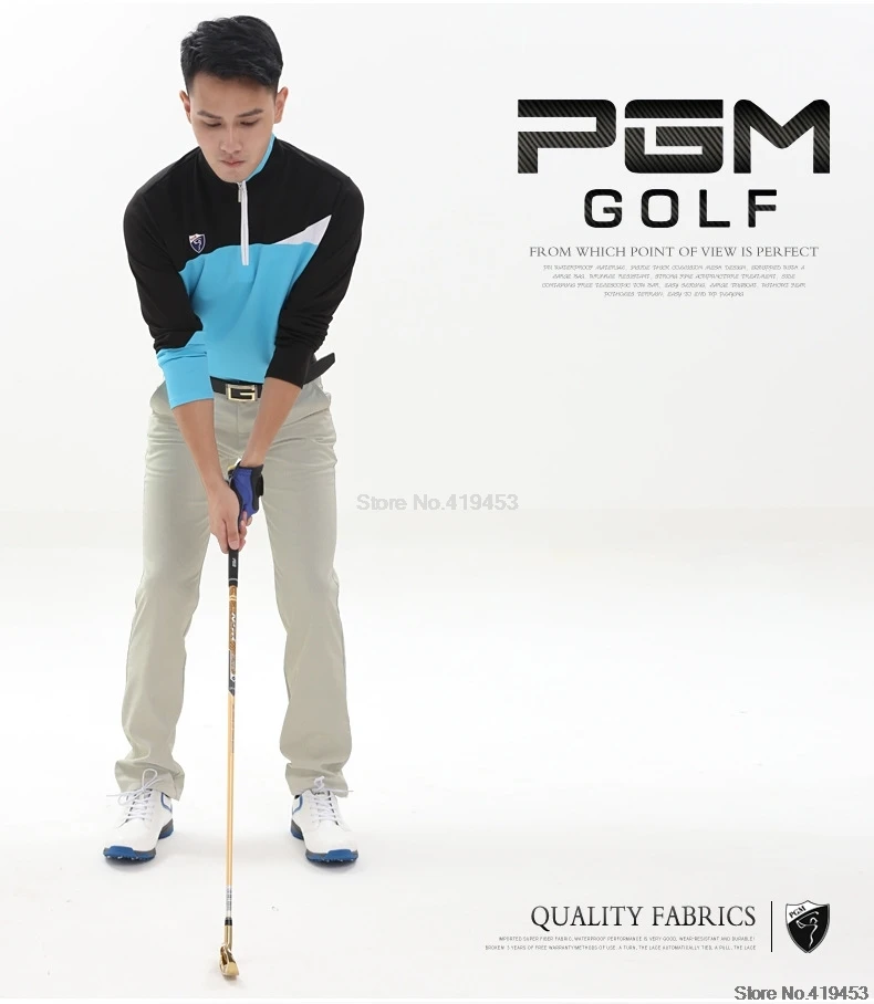 Pgm Polo Брюки для гольфа мужские тренировочные брюки зимние Бархатные эластичные теплые спортивные штаны Одежда для гольфа размера плюс XXS-3XL D0489