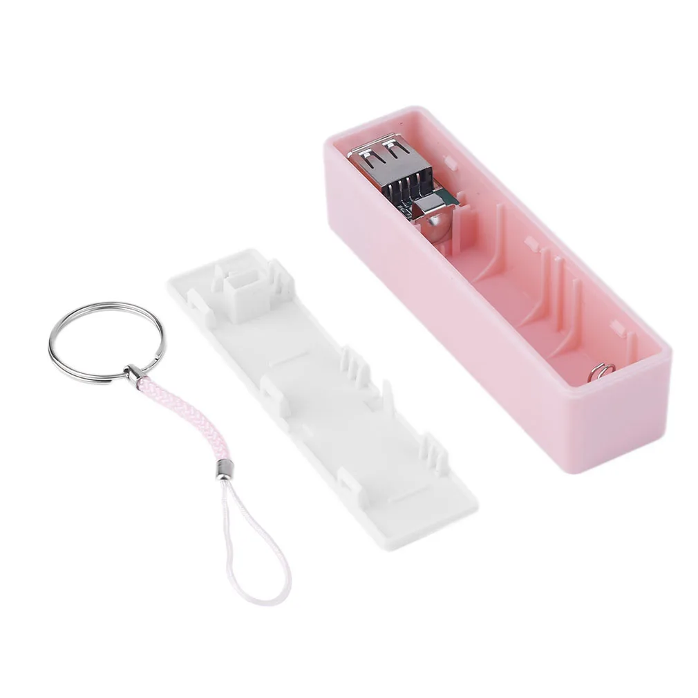 Новинка 2600 мАч портативный размер без батареи Внешний аккумулятор 1*18650 внешний