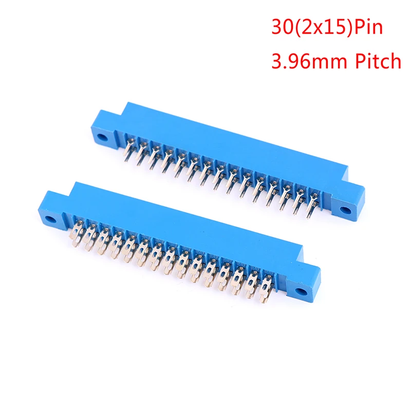 

1pc New Card Edge Connector Row 30 Pin 3.96mm Pitch 805 Slot Solder PCB 2x15 Socket