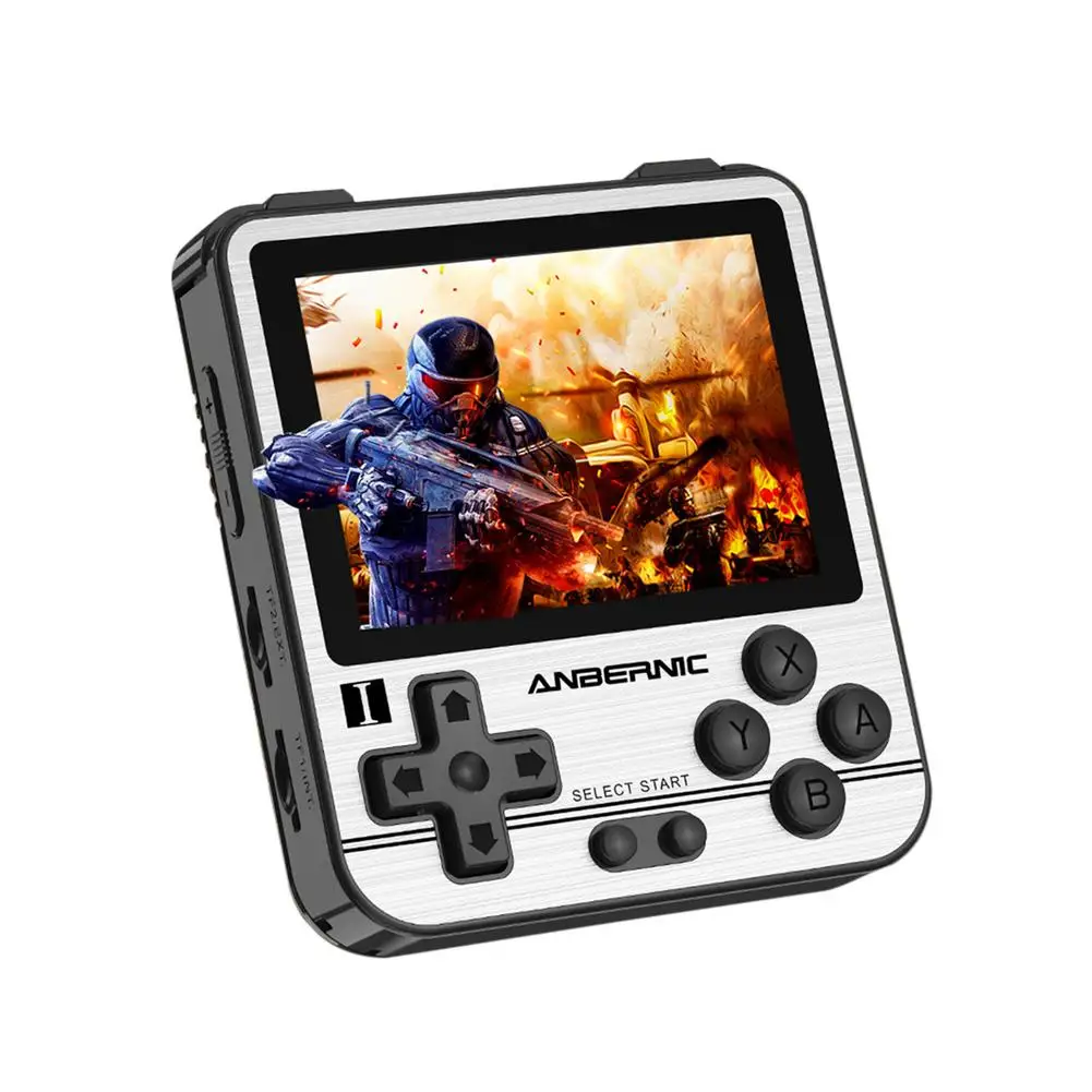 

RG280V Retro Game Console 2.8 Inch Open Sourse System PS1 Game Player Portable Pocket 2500Games Handheld Game Console