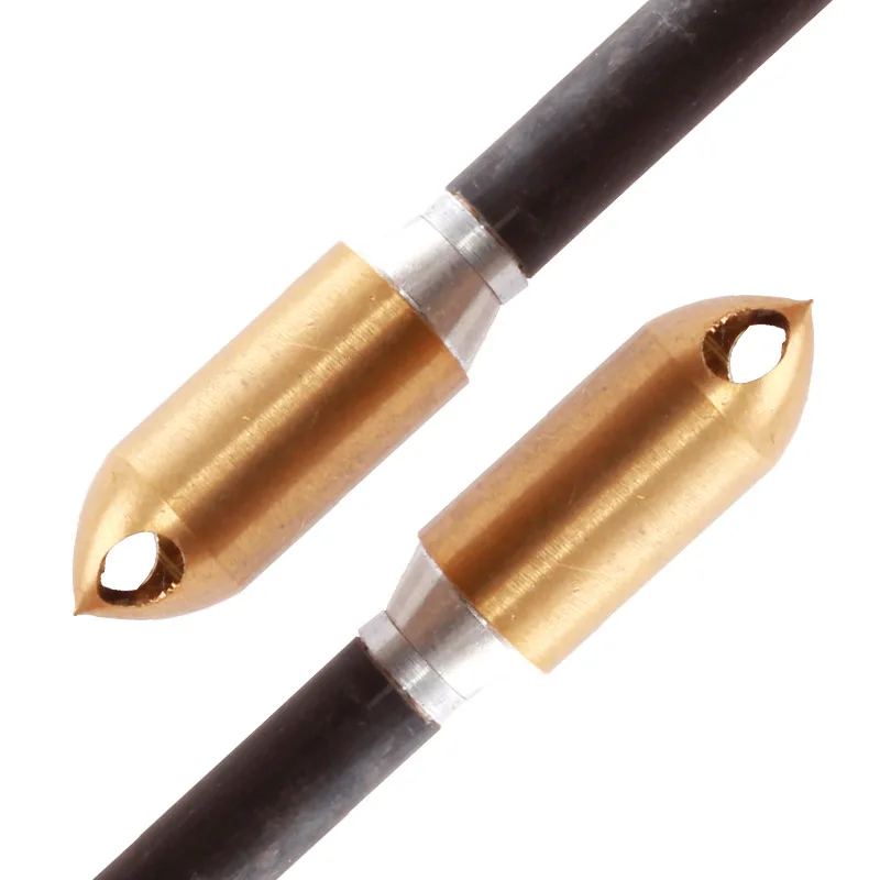 

12PCS copper whistle arrow through cloud arrow alarm ringing arrow bow and arrow accessories signal whistle whistle arrow