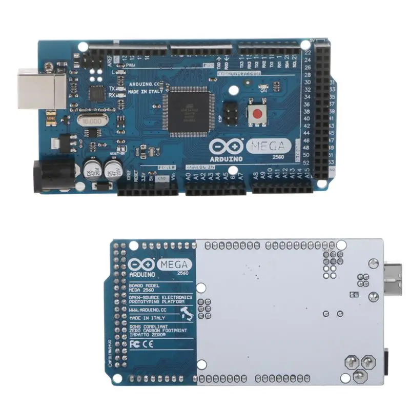 1 х МЕГА 2560 R3 макетная плата ATMEGA16U2 с usb кабелем для Arduino|Демонстрационные стенды| |