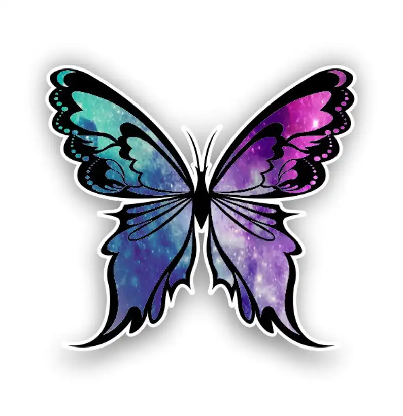 

Starry Sky Butterfly sticker / decal**Free Shipping**