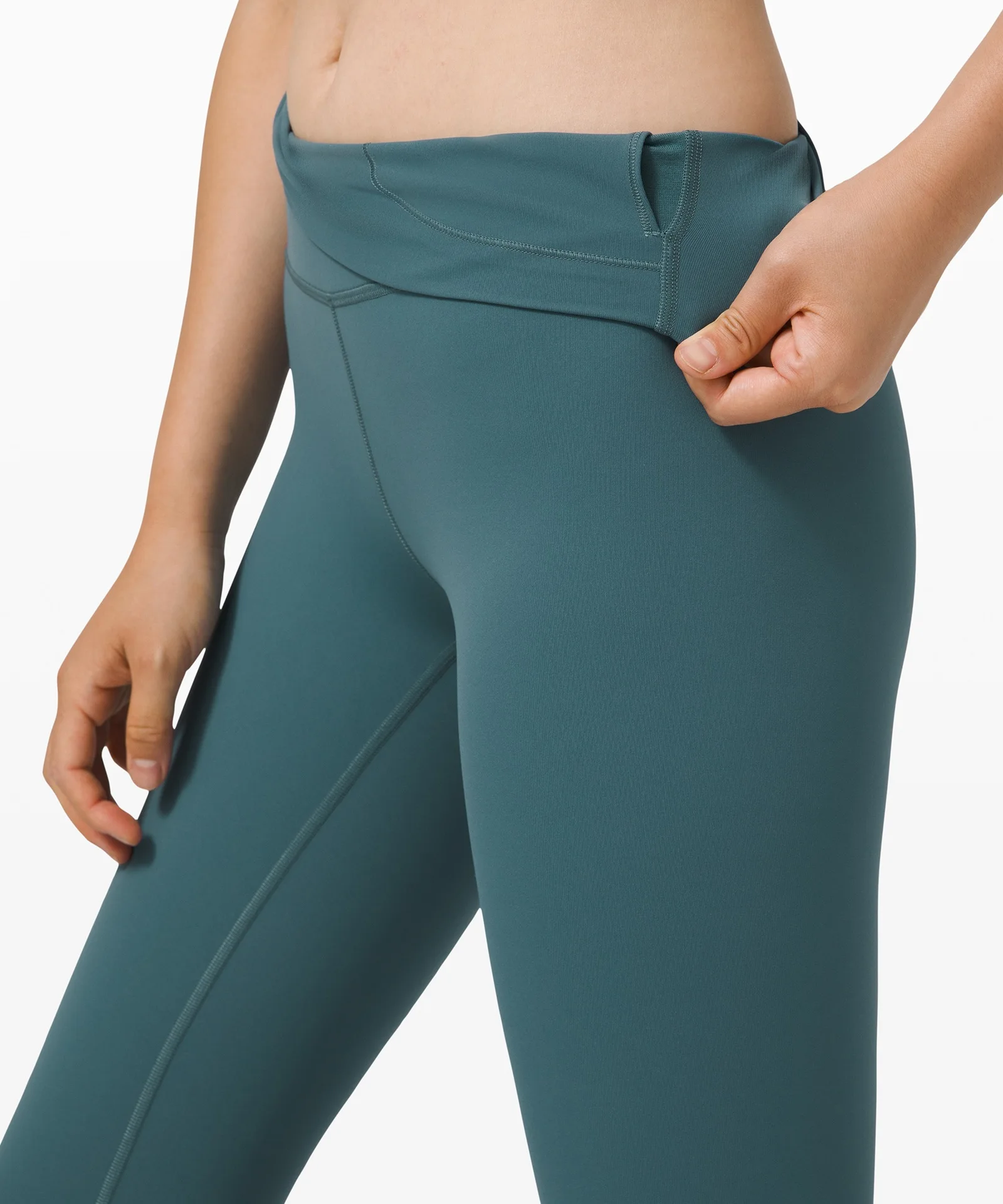 

Yoga Fitness Leggings Double-Sided Frosted High Waist Nude Pants Sports Nine Leggings Waist Tight Sports Pants