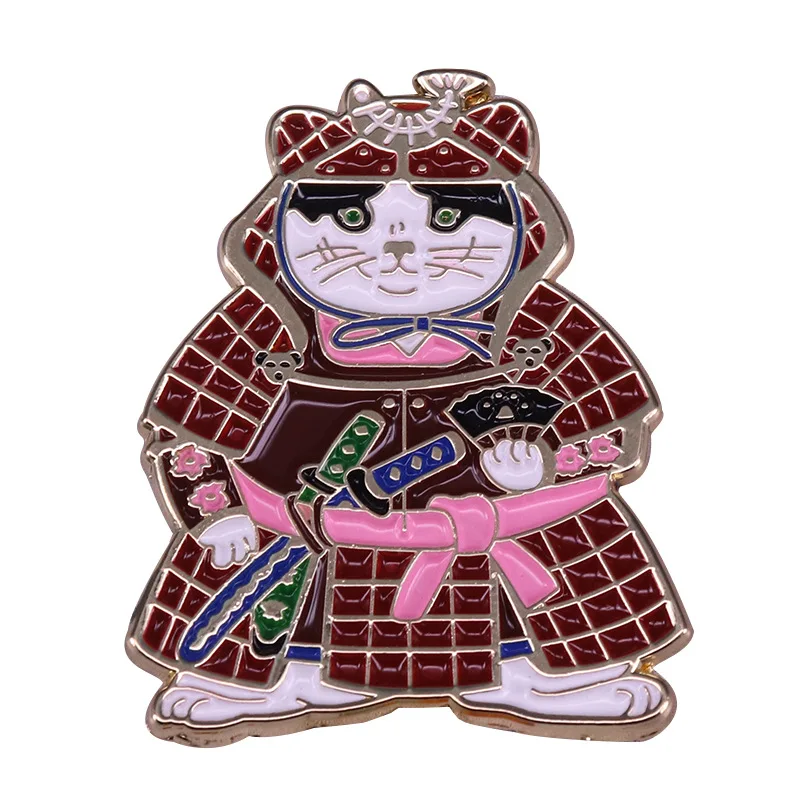 

C057 Hard Enamel Pin Cartoons Cat Brooch Anime Fans Collectible Badge Gift For Fans