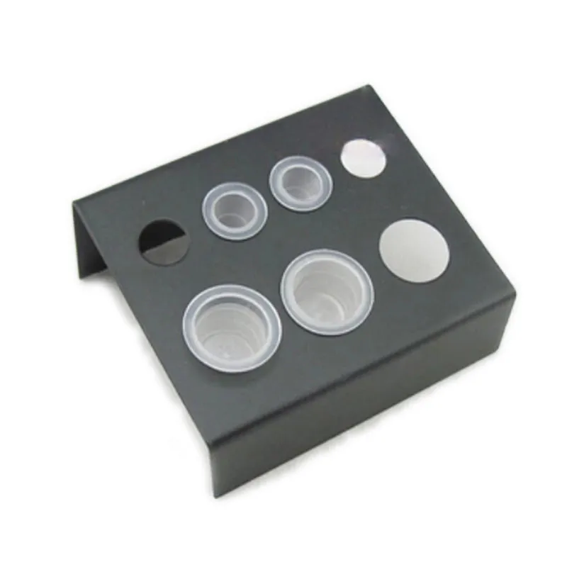 Высокое качество Профессиональный Черный Нержавеющая сталь тату чашки