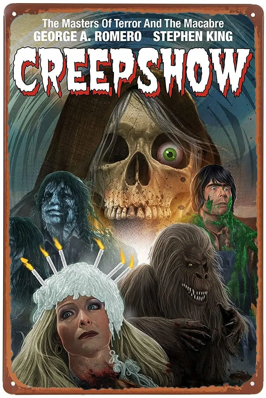 Creepshow 1 фильм жестяная вывеска Винтаж металлические знаки 8X12 дюймов дом Home Decor